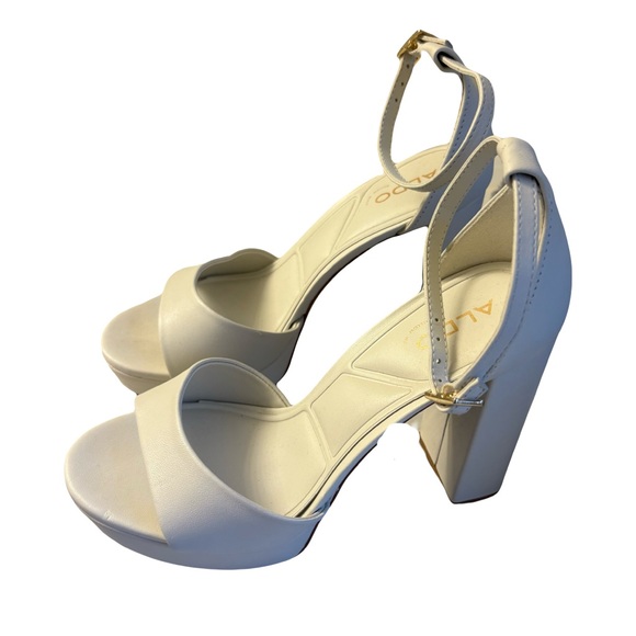 ALDO Enaegyn2.0  WHITE BRIDAL Pillow Walk Size 6.5 - Picture 2 of 5